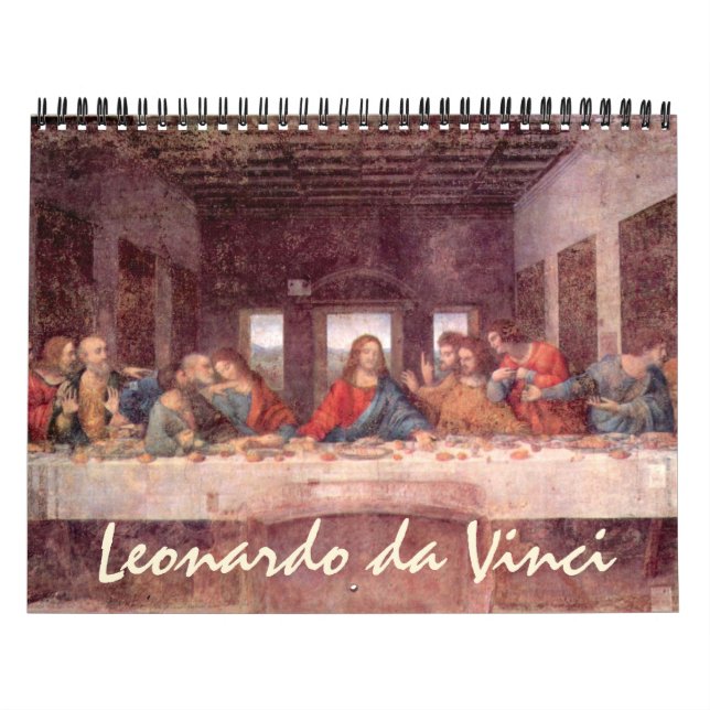 Calendário Leonardo da Vinci de Belas Artes e Esboços (Capa)