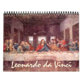 Calendário Leonardo da Vinci de Belas Artes e Esboços