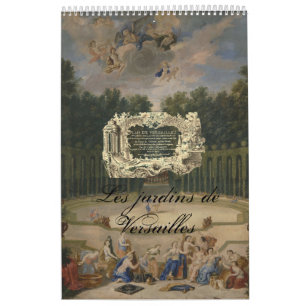 Calendário Les jardins de Versailles - Gardens of Versailles