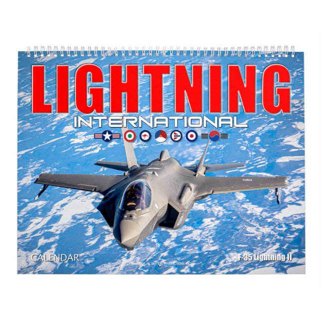 Calendário LIGHTNING INTERNATIONAL - F-35 Lightning II (Capa)