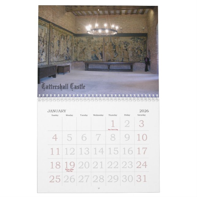 Calendário Lincolnshire (Jan 2026)