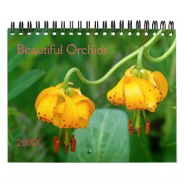Calendário Linda Orquídea Fotografia