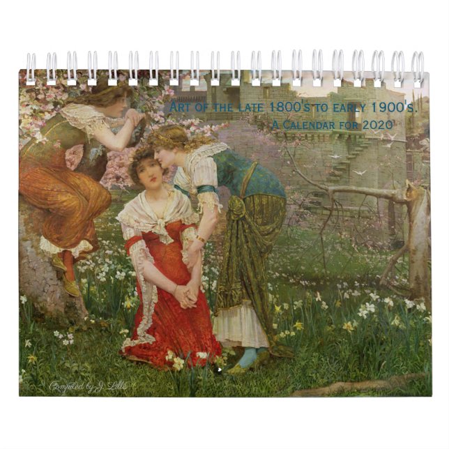 Calendário Linda virada das pinturas do século (Capa)