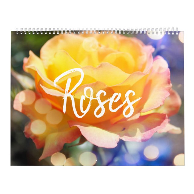 Calendário Lindas Flores de Rosa (Capa)