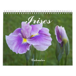 Calendário Lindos irrissos Fotografia Floral