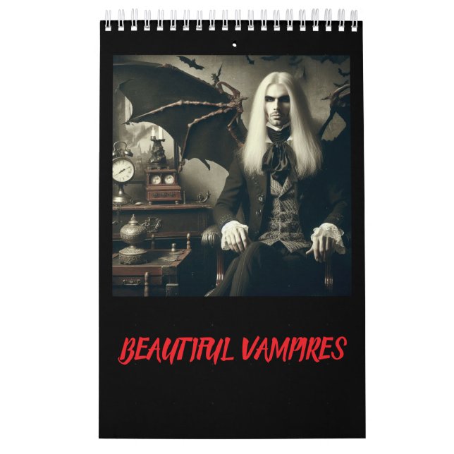 CALENDÁRIO LINDOS VAMPIROS HOMENS MULHERES E CRIANÇAS FOTOS (Capa)