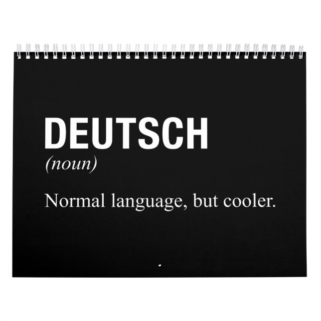 Calendário Língua ALEMÃ (Capa)