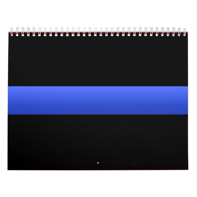 Calendário Linha Azul Fino da Polícia (Capa)