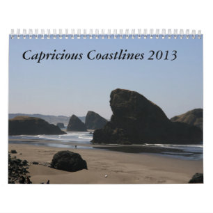 Calendário Litorais caprichosos 2013