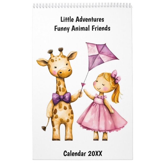 Calendário Little Adventures – Funny Animal Friends Calendar (Capa)