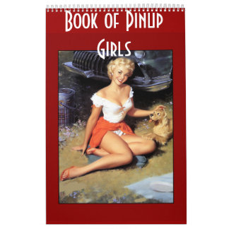 Calendário Livro de Garotas Pinup Retro 14 Imagens
