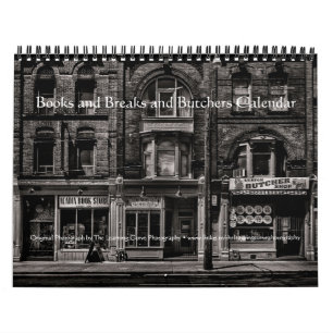 Calendário Livros e Pausas e Açougues