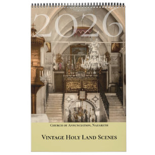 Calendário Locais Sagrados Cristãos Novo Testamento