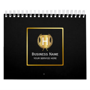 Calendário Logotipo de Negócios Modernos de Branding Promocio