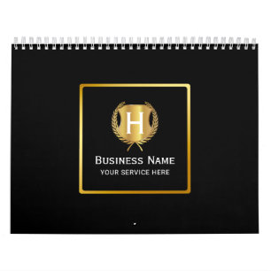 Calendário Logotipo de Negócios Modernos de Branding Promocio