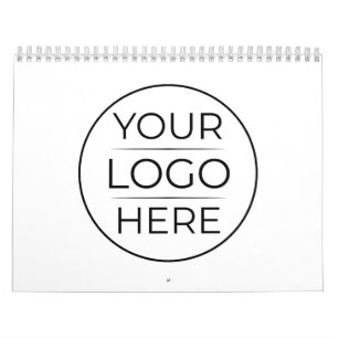 Calendário Logotipo Moderno de Marcas Empresariais