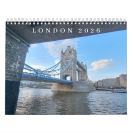 Calendário London 2026 Calendar