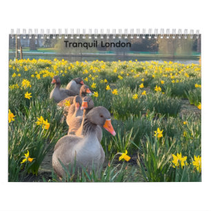 Calendário Londres Tranquilo