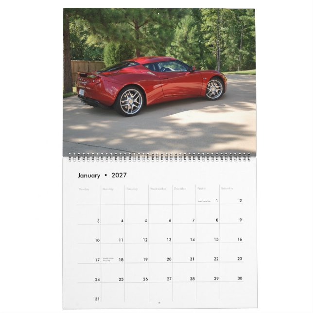 Calendário Lotus Evora 2011 (Jan 2027)