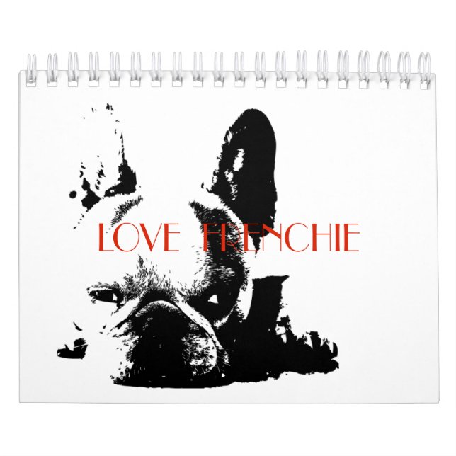 Calendário LoveFrenchie (Capa)