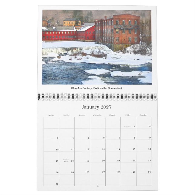 Calendário Lugares de inspiração 2015 (Jan 2027)