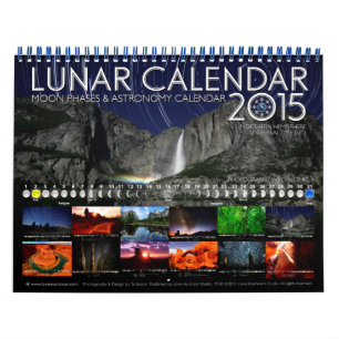 Calendário Lunar 2015 Calendário da Parede Astro