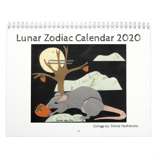 Calendário lunar dos animais do zodíaco (Capa)