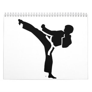Calendário Lutador do karaté