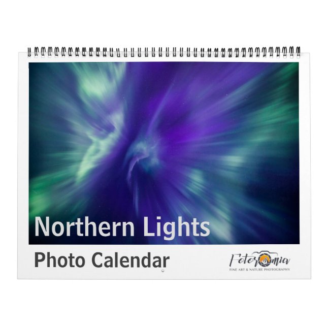 Calendário Luzes do norte 2026 (Capa)