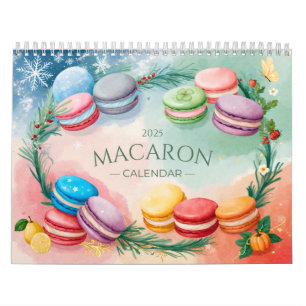 Calendário Macaron 2025