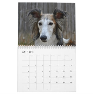 Calendário macio de Windhound 2017
