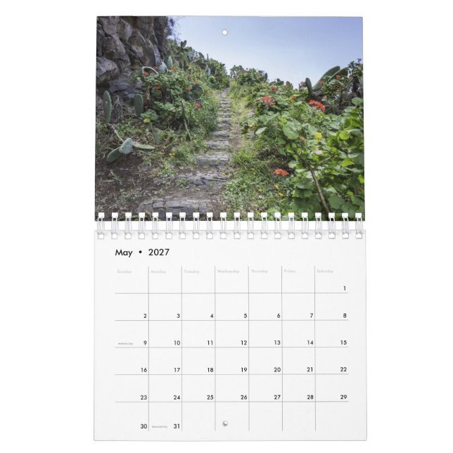 Calendário Madeira island (Maio 2027)