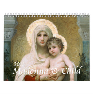 Calendário Madonna e criança