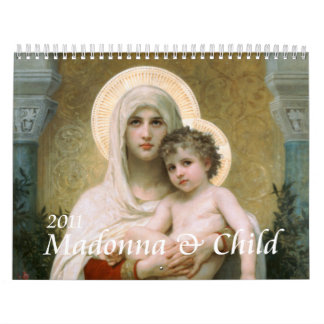 Calendário Madonna e criança