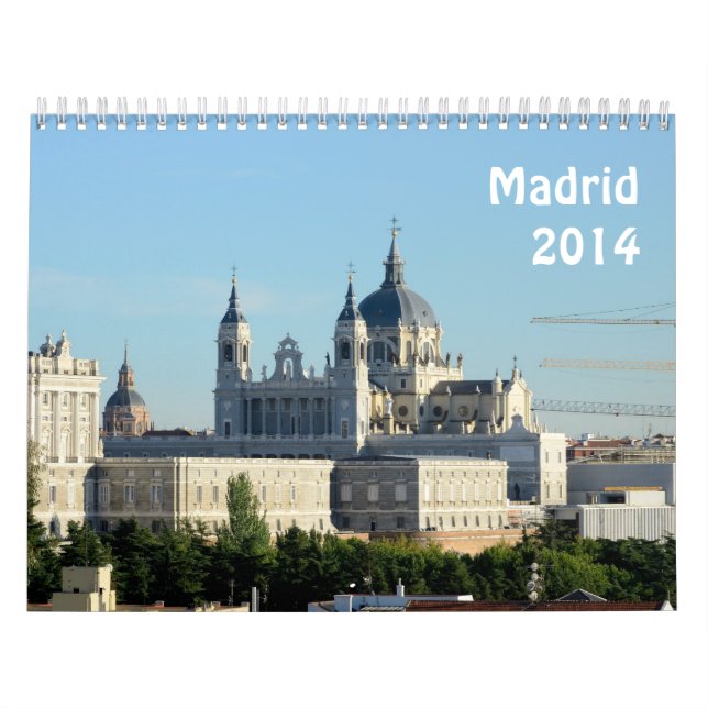 Calendário Madrid, espanha 2014 (Capa)