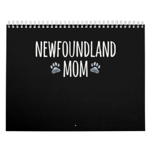 Calendário Mãe de cão da Terra Nova presente de patas par
