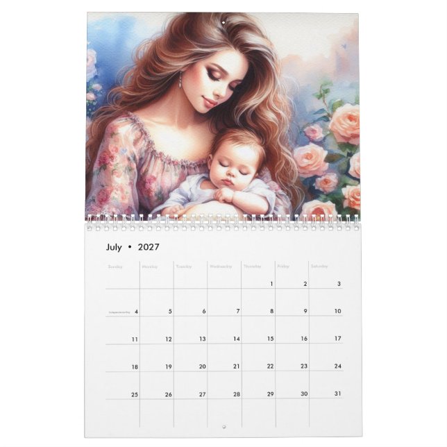 Calendário Mães europeias (Jul 2027)