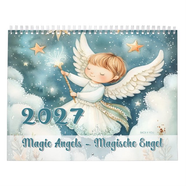 Calendário Magic Angels – Anjos Mágicos 2027 (Capa)