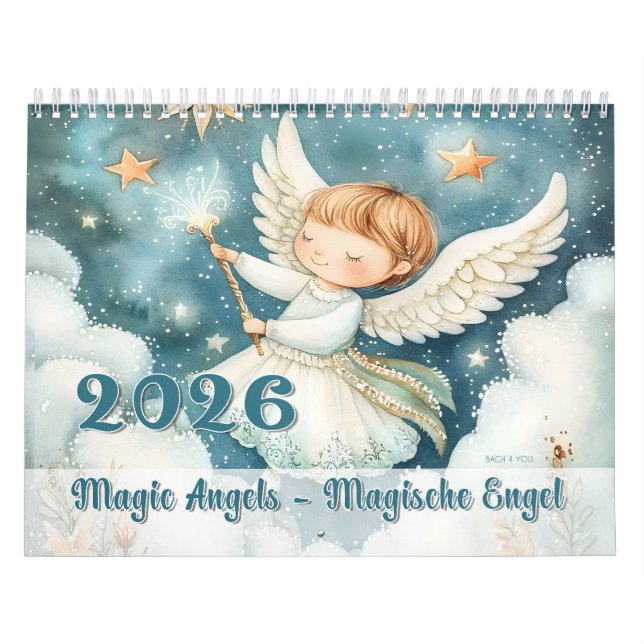 Calendário Magic Angels - Magische Engel 2026 (Capa)