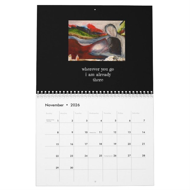 Calendário Mágico com Música da Lua Sagrada (Nov 2026)