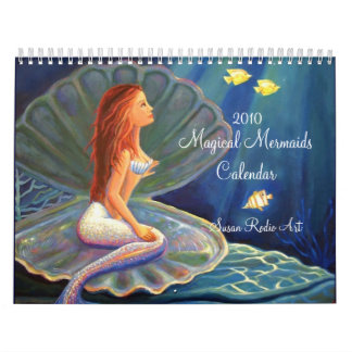 Calendário mágico de 2010 sereias