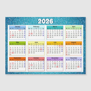 Calendário Magnético 2026