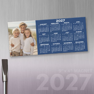 Calendário Magnético 2027 com Colagem de Fotos