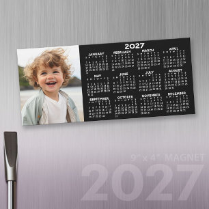 Calendário Magnético 2027 com Colagem de Fotos