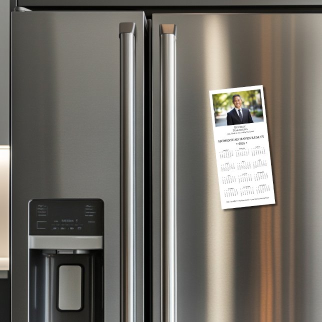 Calendário Magnético Corporativo 2025 — Branco Ver (Criador carregado)