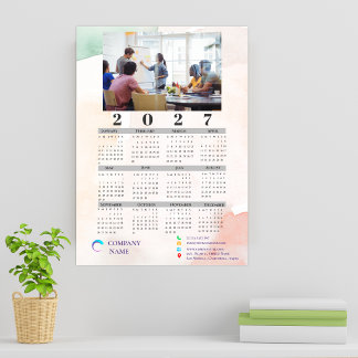 Calendário Magnético de Fotos Corporativas 2027