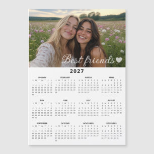 Calendário Magnético de Fotos Personalizadas para