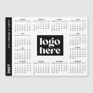 Calendário Magnético do Ano Completo 2027 do Logot