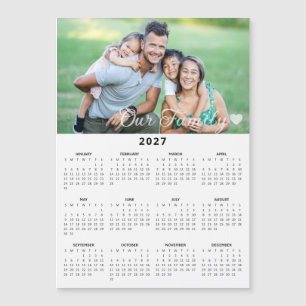 Calendário Magnético Personalizado da Nossa Famíli