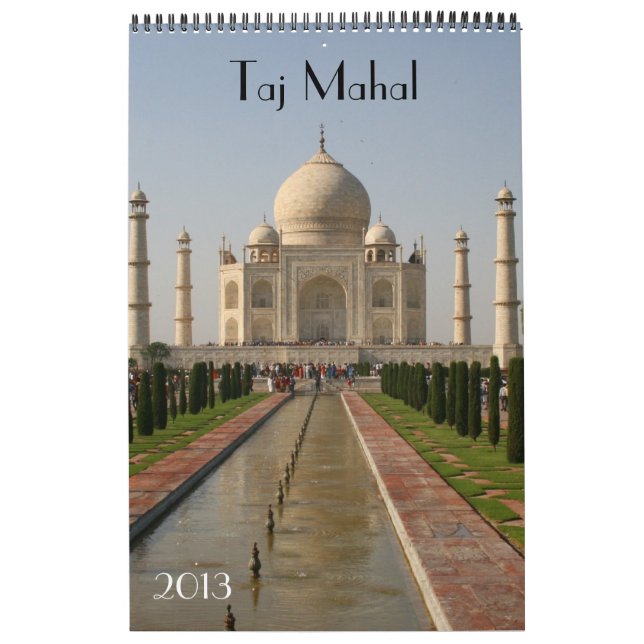 calendário mahal 2013 do taj (Capa)